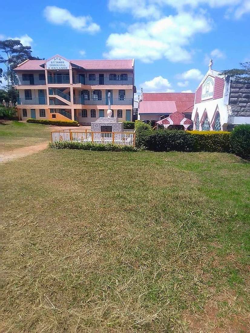 ACK St. James Kanyange church hall alongside the sanctuary